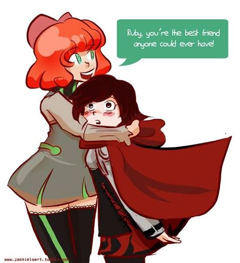 penny x ruby|penny rwby fanart.